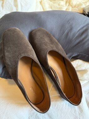 Madewell Brown Suede Ballet Flats